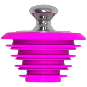 XAJOON Tub Stopper, Washbasin Stopper，Bathtub Plug, Silicone Bathtub Stopper (Pink，Patented Product)