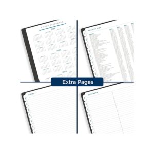 2024 AT-A-GLANCE Signature Lite 8.5-inch x 11-inch Weekly & Monthly Planner, Black (YP905L-05-24)