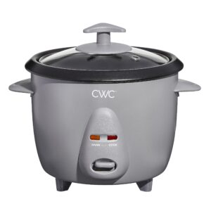 cook with color 6 cup rice cooker 300w - effortless cooking and greatly, cooks 3 cups of raw rice for 6 cups of cooked rice, navy