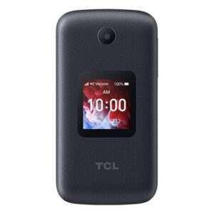 TCL FLIP 4056W 4GB 4G Unlocked GSM Flip Phone - for Senior Easy Use Gray
