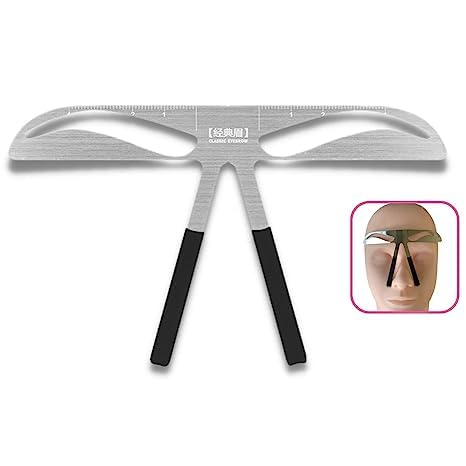 Eyebrow Ruler Measure Balance Extension Eyebrow Shape Stencil (C-EYEBROW RULER)