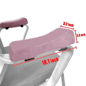 Easy-you Office Chair Armrest Covers, Set of 2 Comfortable Armrest Elbow Pillow (2 Pink Armrest Pillow)