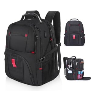 jyvexius durable laptop backpack for college, travelers, and professionals | 17-inch large capacity | tsa & flight approved | anti-theft & water-resistant