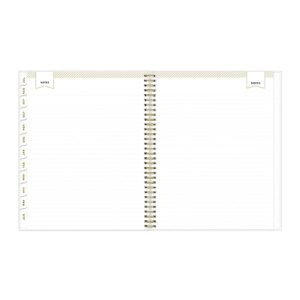 2023-2024 Day Designer Weekly/Monthly Planning Calendar, 8-1/2" x 11", Swiss Dot Blush Frosted, July 2023 to June 2024, 142496