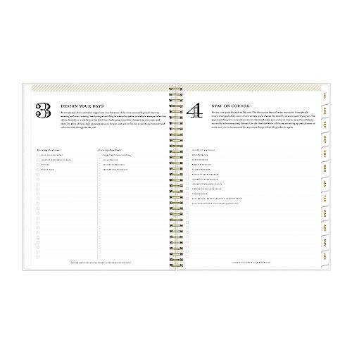 2023-2024 Day Designer Weekly/Monthly Planning Calendar, 8-1/2" x 11", Swiss Dot Blush Frosted, July 2023 to June 2024, 142496