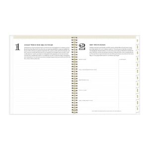 2023-2024 Day Designer Weekly/Monthly Planning Calendar, 8-1/2" x 11", Swiss Dot Blush Frosted, July 2023 to June 2024, 142496