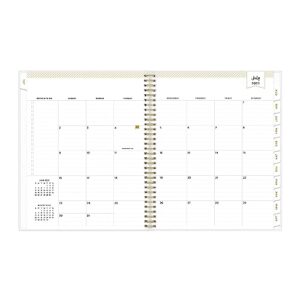 2023-2024 Day Designer Weekly/Monthly Planning Calendar, 8-1/2" x 11", Swiss Dot Blush Frosted, July 2023 to June 2024, 142496