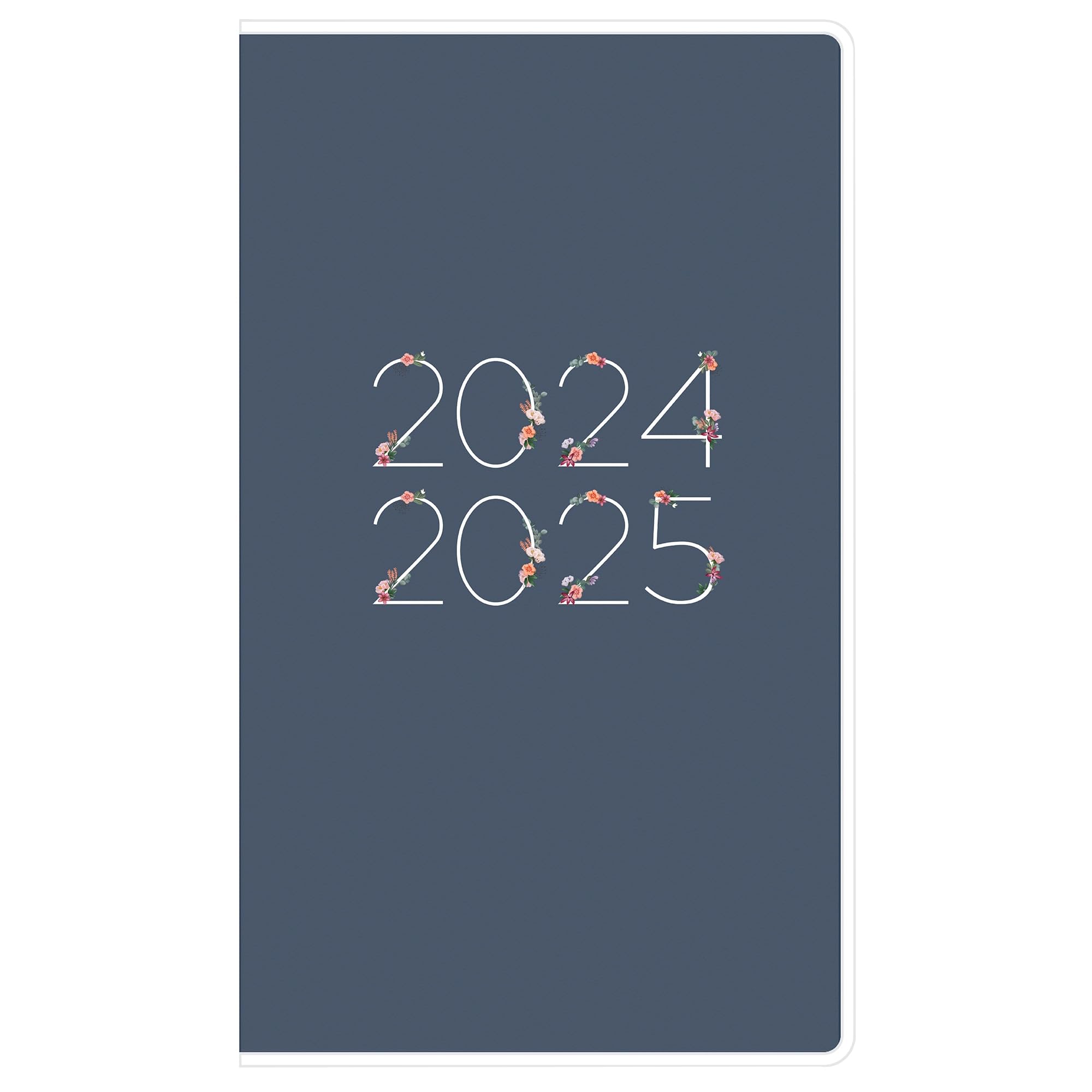 2024-2025 Blue Sky™ Ashlyn 24-Month Planning Calendar, 3-5/8" x 6-1/8", Navy Clear, January 2024 to December 2025, 143959