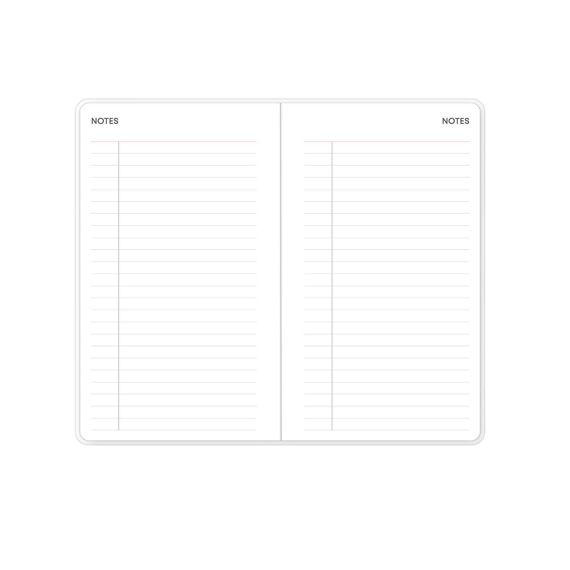 2024-2025 Blue Sky™ Ashlyn 24-Month Planning Calendar, 3-5/8" x 6-1/8", Navy Clear, January 2024 to December 2025, 143959