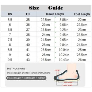 Unybwonn Walking Shoes for Women,Comfortable Casual Sneaker for Women Rose 9.5