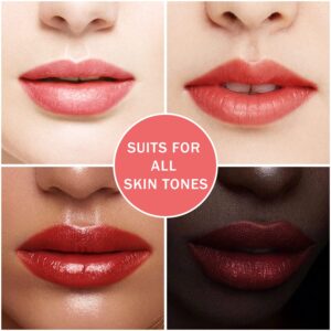 6 Pcs Lip Stain Set, Vivid Water Lip Tint Lip Gloss, Plump Velvet Lip Tint Stain, Natural Matte Liquid Lipstick for Lips Cheek Eye, Non-Stick Cup Mini Tinted Lip Long lasting Waterproof (6 Colors)