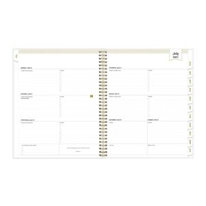 2023-2024 Day Designer Weekly/Monthly Planning Calendar, 8-1/2" x 11", Poppy Garden, July 2023 to June 2024, 142522