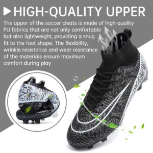 Mens Soccer Cleats Women Football Cleats Soccer Shoes for Big Boy Tacos de Futbol para Hombre High Top Football Shoes Zapatos de Futbol para Hombres Professional Training Football Boots AG FG