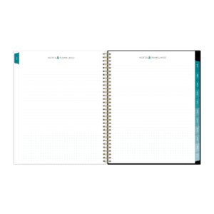 2023-2024 Blue Sky™ Inkwell Press Windblown CYO Horizontal Flex Weekly/Monthly Academic Planning Calendar, 8-1/2" x 11", Charcoal, July 2023 to June 2024, 142397