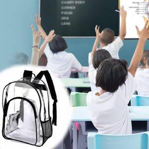 xrlsg Personalized Clear Backpack for Girls Boys Custom Name PVC Transparent Backpacks Perfect for School Office - Own Design