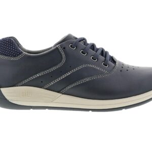 Drew Tour Womens Lace Up Comfort Shoe, Navy Leather,8 Wide (D)