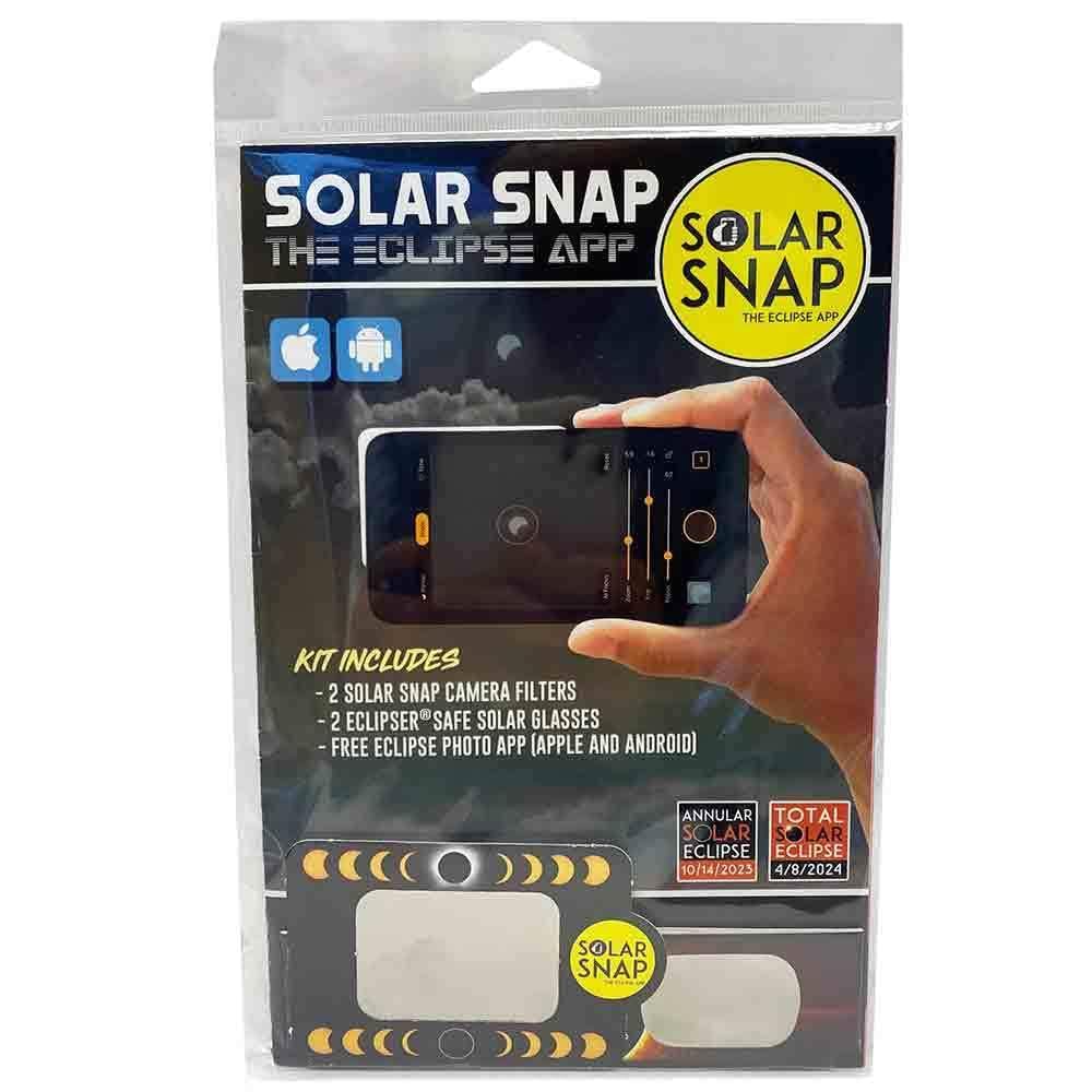 Solar Snap Eclipse App - Eclipse Photography Kit, Glasses, and App for iPhone and Android, Safe for Viewing Celestial Phenomenon