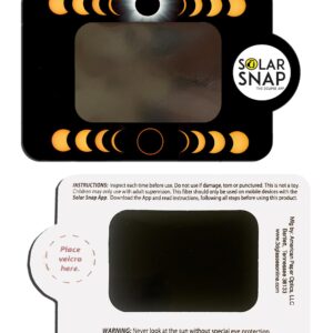 Solar Snap Eclipse App - Eclipse Photography Kit, Glasses, and App for iPhone and Android, Safe for Viewing Celestial Phenomenon