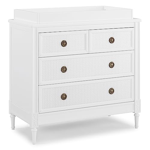 Delta Children B0CBQTYG76, Dresser w Interlocking, Bianca White