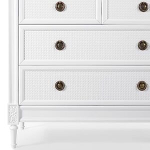 Delta Children B0CBQTYG76, Dresser w Interlocking, Bianca White