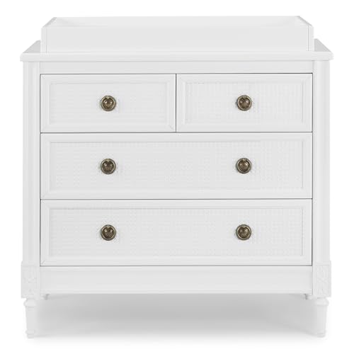 Delta Children B0CBQTYG76, Dresser w Interlocking, Bianca White