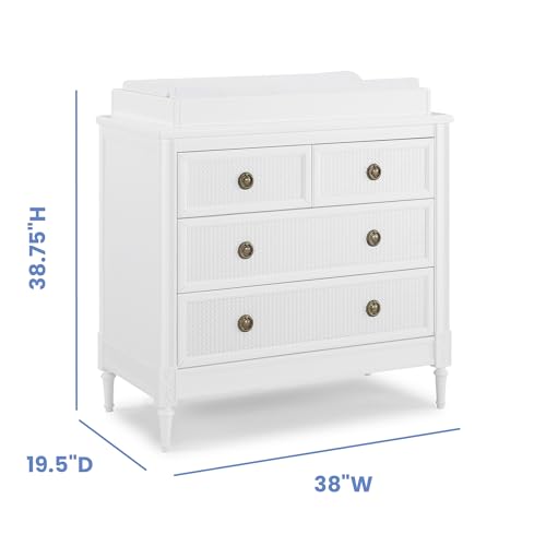 Delta Children B0CBQTYG76, Dresser w Interlocking, Bianca White