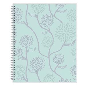 blue sky 2024 weekly and monthly planner, january - december, 8.5" x 11", frosted cover, wirebound, rue du flore (101602-24)