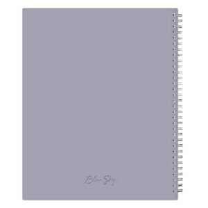 Blue Sky 2024 Weekly and Monthly Planner, January - December, 8.5" x 11", Frosted Cover, Wirebound, Rue Du Flore (101602-24)