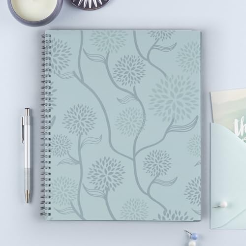 Blue Sky 2024 Weekly and Monthly Planner, January - December, 8.5" x 11", Frosted Cover, Wirebound, Rue Du Flore (101602-24)