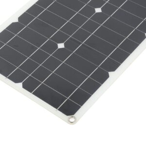 25W Solar Panel, Flexible Solar Panel Wide Application 25W 12V Semi Flexible for Car