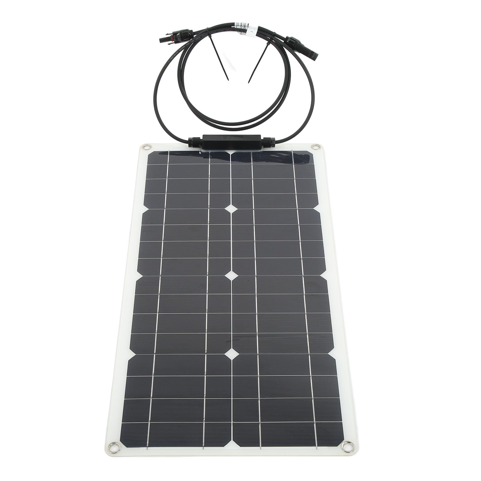 25W Solar Panel, Flexible Solar Panel Wide Application 25W 12V Semi Flexible for Car