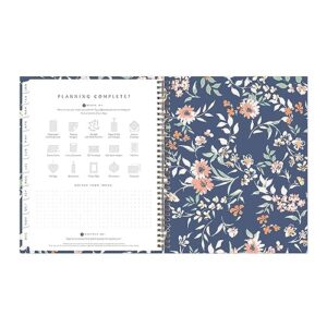 Blue Sky Sustainability 2024 Weekly and Monthly Planner, January - December, 8.5" x 11", Reinforced Paper Cover, Wirebound, Effie (138325-24)