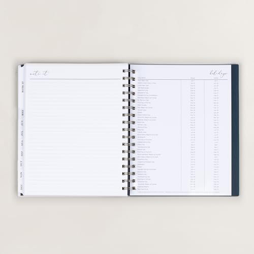 Blue Sky Life Note It 2024 Weekly and Monthly Planner Notes, 7" x 9", Frosted Cover, Wirebound, Marina (139480-24)