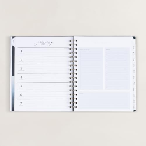 Blue Sky Life Note It 2024 Weekly and Monthly Planner Notes, 7" x 9", Frosted Cover, Wirebound, Marina (139480-24)