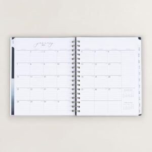 Blue Sky Life Note It 2024 Weekly and Monthly Planner Notes, 7" x 9", Frosted Cover, Wirebound, Marina (139480-24)