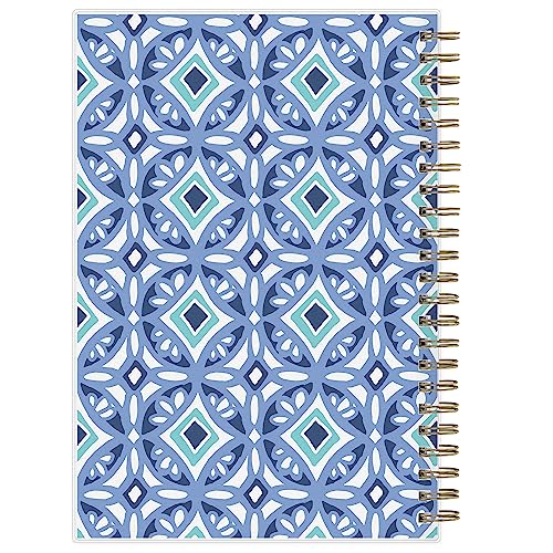 Blue Sky Day Designer 2024 Weekly and Monthly Planner, 5" x 8", Frosted Cover, Wirebound, Tile (101410-24)