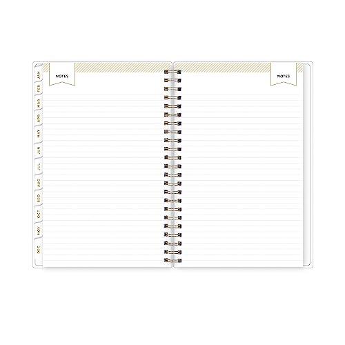 Blue Sky Day Designer 2024 Weekly and Monthly Planner, 5" x 8", Frosted Cover, Wirebound, Tile (101410-24)