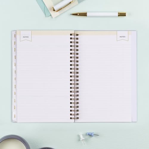 Blue Sky Day Designer 2024 Weekly and Monthly Planner, 5" x 8", Frosted Cover, Wirebound, Tile (101410-24)