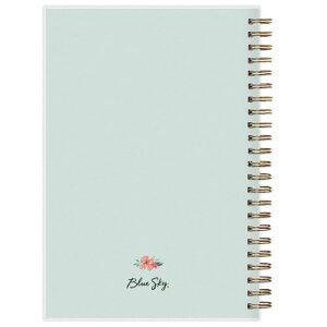 Blue Sky 2024 Weekly and Monthly Planner, January - December, 5" x 8", Frosted Cover, Wirebound, Laurel (144730)