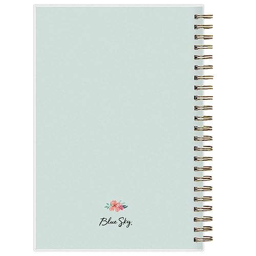 Blue Sky 2024 Weekly and Monthly Planner, January - December, 5" x 8", Frosted Cover, Wirebound, Laurel (144730)