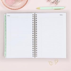 Blue Sky 2024 Weekly and Monthly Planner, January - December, 5" x 8", Frosted Cover, Wirebound, Laurel (144730)