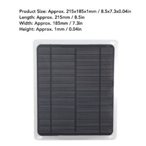 Solar Panel 20W 12 Volt, High-Efficiency Solar Battery Level, Solar Battery Trickle Battery Level Maintainer for Boat Car RV Marine Rooftop Farm Battery and Other Off-Grid Applications