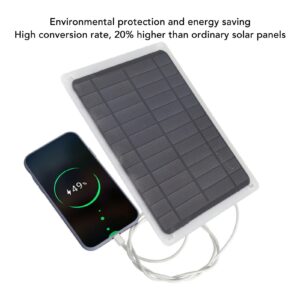 Solar Panel 20W 12 Volt, High-Efficiency Solar Battery Level, Solar Battery Trickle Battery Level Maintainer for Boat Car RV Marine Rooftop Farm Battery and Other Off-Grid Applications