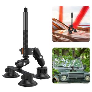 suction car mount camera for insta360,suction cups mount with 118cm invisible selfie stick for insta360 x4 x3 x2 x one,gopro,360° rotation car holder for windshield window,car hood,top roof, trunk lid