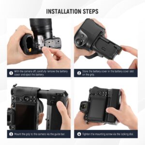 NEEWER MB-N11 Replacement Vertical Battery Grip, Compatible with Nikon Z6 II & Z7 II Camera and EN-EL15c Battery for Vertical Shooting with Shutter Release, Main Dial,AF ON Button & 1/4" Tripod Socket