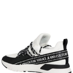 VERSACE JEANS COUTURE Men Dynamic Sneakers White - Black 8 US