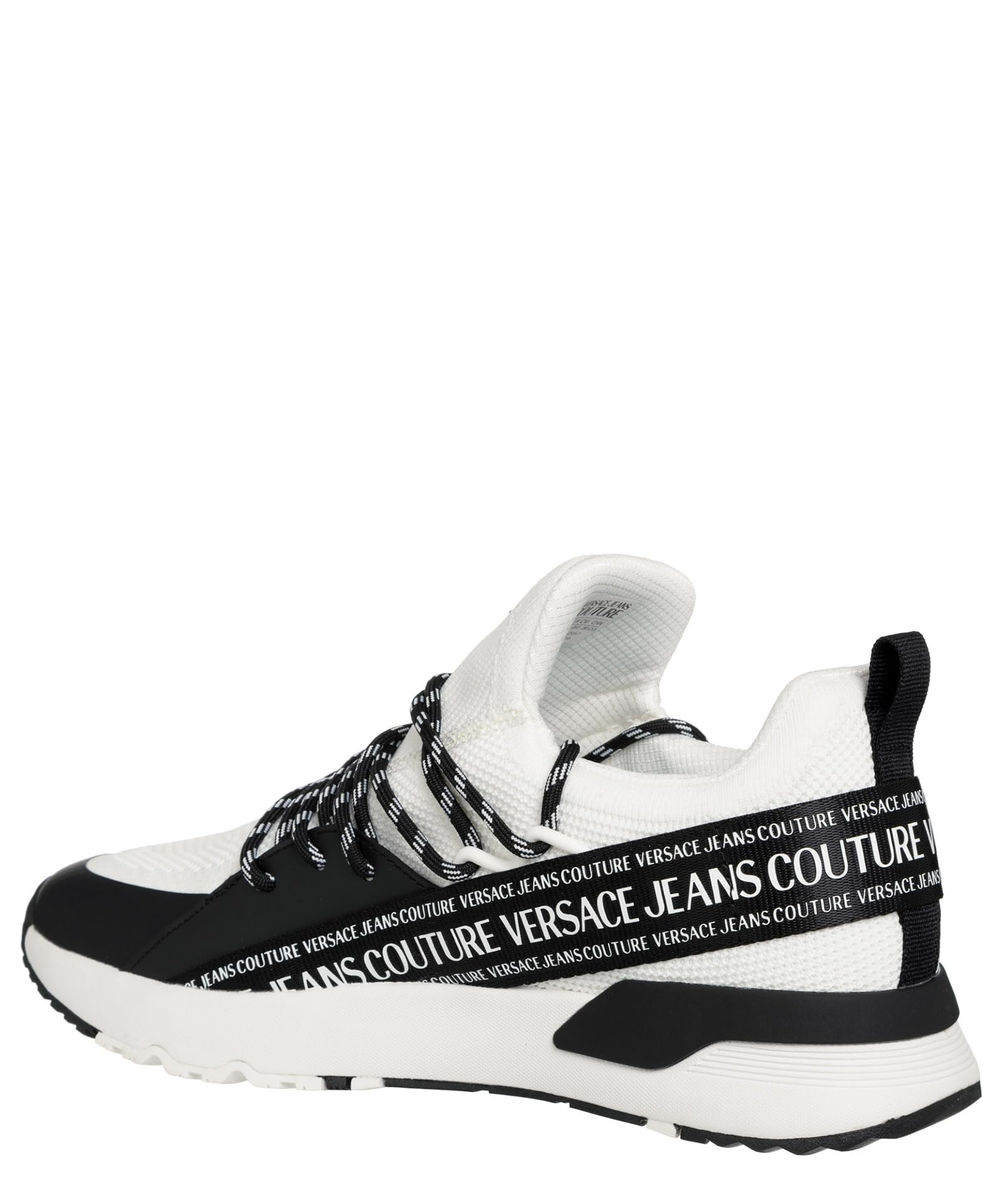 VERSACE JEANS COUTURE Men Dynamic Sneakers White - Black 8 US