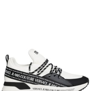 VERSACE JEANS COUTURE Men Dynamic Sneakers White - Black 8 US