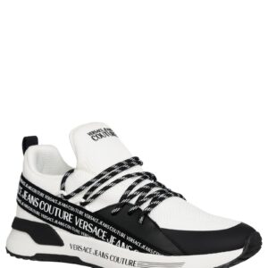 VERSACE JEANS COUTURE Men Dynamic Sneakers White - Black 8 US