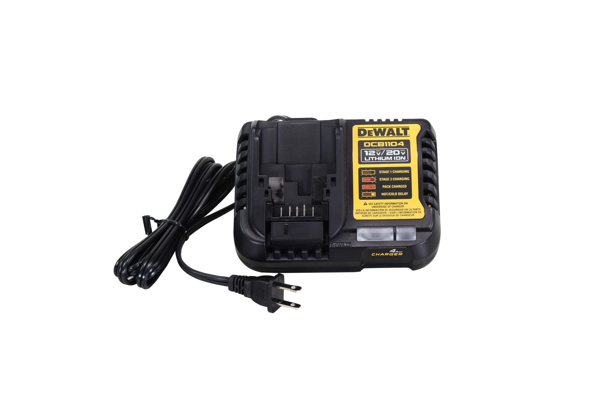 DEWALT DeWalt DCB1104 12V/20V 4 Amp Battery Charger